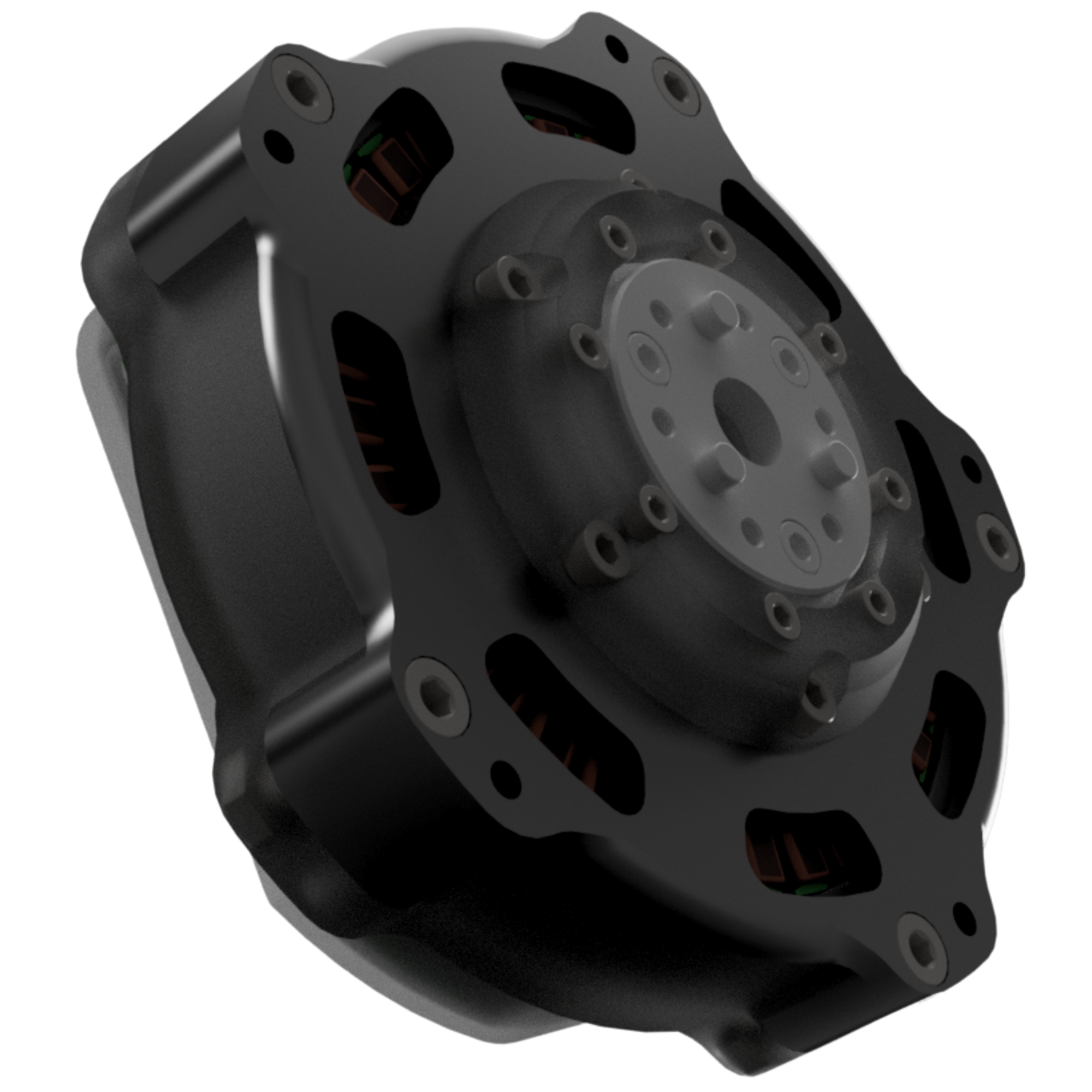 Myo-20 actuator, three-quarter view from the lower left